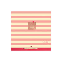 Tangible Stationery Company Matilda Moo Striped Pink Planner Wall Calendar 2025 (häftad, eng)