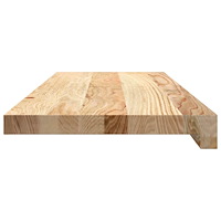 vidaXL Trappstegsmattor 16 pcs obehandlad 70x30x2 cm massiv ek