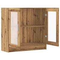 vidaXL Bokhylla artisan ek 82,5x30,5x80 cm konstruerat trä