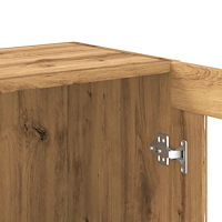 vidaXL Bokhylla artisan ek 82,5x30,5x80 cm konstruerat trä