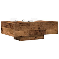 vidaXL Soffbord åldrat trä 85x55x31 cm konstruerat trä