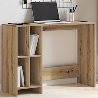 vidaXL Skrivbord artisan ek 102,5x35x75 cm konstruerat trä