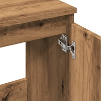 vidaXL Tvättställsskåp artisan ek 58x33x60 cm konstruerat trä