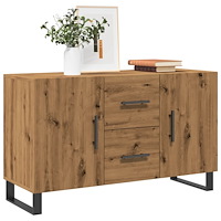 vidaXL Skänk artisan ek 100x36x60 cm konstruerat trä