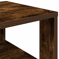 vidaXL Skohylla rökfärgad ek 61x32x105 cm konstruerat trä