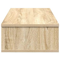 vidaXL Vägghylla med lådor sonoma-ek 80x31x17 cm konstruerat trä