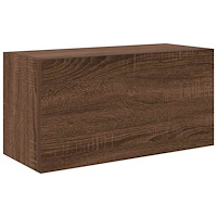 vidaXL Väggskåp för badrum brun ek 60x25x30 cm konstruerat trä