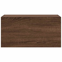 vidaXL Väggskåp för badrum brun ek 60x25x30 cm konstruerat trä