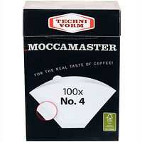 Moccamaster Kaffefilter 85022 100 pcs/ 1 consumer package. 1x4