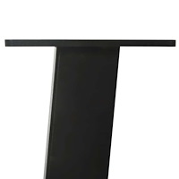vidaXL Konsolbordsben 4 st svarta 72 cm stål