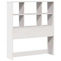 vidaXL Sängram utan madrass vit 90x190 cm massiv furu