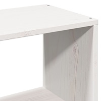 vidaXL Sängram utan madrass vit 90x190 cm massiv furu