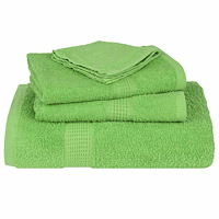 vidaXL Gästhanddukar 2 st äppelgrön 30x50 cm 360 gsm 100% bomull