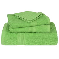 vidaXL Badhanddukar 10 st äppelgrön 70x140 cm 360 gsm 100% bomull