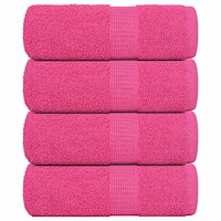 vidaXL Tvätthanddukar 4 st FROGN Rosa 30x30 cm 100% bomull