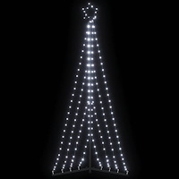 vidaXL LED julgran 339 LEDs kallvit 180 cm