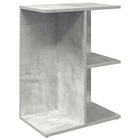 vidaXL Nattduksbord 2 st betonggrå 46,5x29x61 cm konstruerat trä