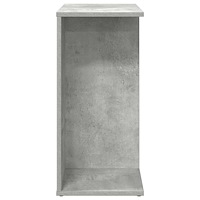 vidaXL Nattduksbord 2 st betonggrå 46,5x29x61 cm konstruerat trä
