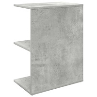 vidaXL Nattduksbord 2 st betonggrå 46,5x29x61 cm konstruerat trä