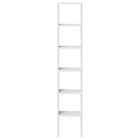 vidaXL Bokhyllor 2 st stapelbara vit 30x30x80 cm konstruerat trä