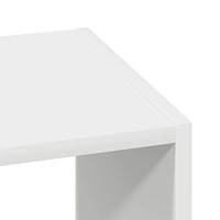 vidaXL Bokhyllor 2 st stapelbara vit 30x30x80 cm konstruerat trä