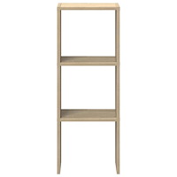 vidaXL Bokhylla stapelbar sonoma-ek 30x30x80 cm konstruerat trä
