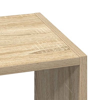 vidaXL Bokhylla stapelbar sonoma-ek 30x30x80 cm konstruerat trä