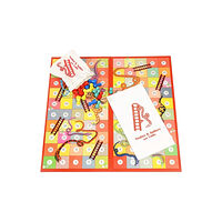 REX LONDON Snakes & ladders and ludo double-sided board game (häftad, eng)