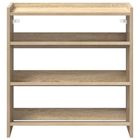 vidaXL Skohylla sonoma-ek 60x25x62 cm konstruerat trä