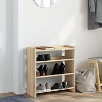 vidaXL Skohylla sonoma-ek 60x25x62 cm konstruerat trä