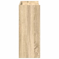 vidaXL Skohylla sonoma-ek 60x25x62 cm konstruerat trä