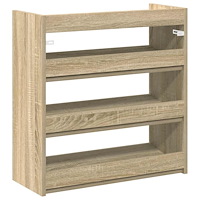 vidaXL Skohylla sonoma-ek 60x25x62 cm konstruerat trä