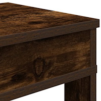 vidaXL Skohylla rökfärgad ek 60x30x98 cm konstruerat trä
