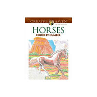 Dover publications inc. Creative Haven Horses Color by Number Coloring Book (häftad, eng)