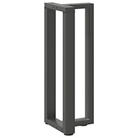 vidaXL Konsolbordsben T-formade 2 st antracit 25x28x(72-73) cm stål