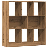 vidaXL Bokhylla artisan ek 97,5x29,5x100 cm konstruerat trä