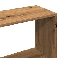 vidaXL Bokhylla artisan ek 97,5x29,5x100 cm konstruerat trä