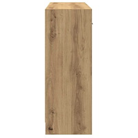 vidaXL Skänk artisan ek 91x28x75 cm konstruerat trä