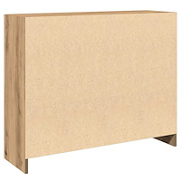 vidaXL Skänk artisan ek 91x28x75 cm konstruerat trä