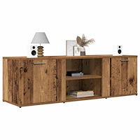 vidaXL TV-bänk åldrat trä 120x34x37 cm konstruerat trä