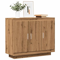 vidaXL Skänk artisan ek 92x35x75 cm konstruerat trä
