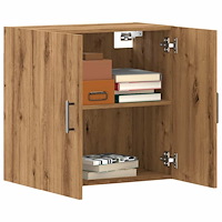 vidaXL Väggskåp artisan ek 60x31x60 cm konstruerat trä