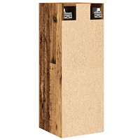 vidaXL Badrumsskåp åldrat trä 30x30x80 cm konstruerat trä