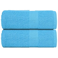 vidaXL Tvätthanddukar 2 st FROGN Turkos 30x30 cm 100% bomull