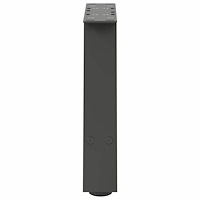 vidaXL Soffbordsben A-formade 2 st antracit 30x(30-31) cm stål