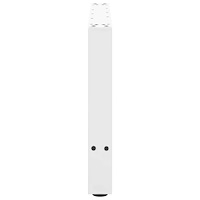 vidaXL Soffbordsben vita 2 st 70x(42-43) cm stål
