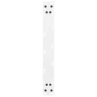 vidaXL Soffbordsben vita 2 st 70x(42-43) cm stål