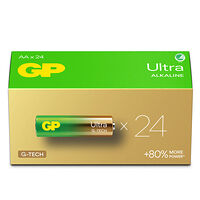 GP Ultra Alkaline Battery AA LR6 24-pack