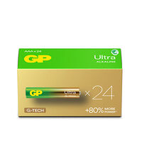 GP Ultra Alkaline Battery AAA LR03 24-pack