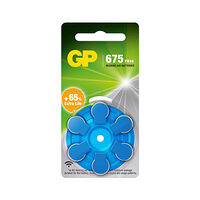 GP Hearing Aid Battery ZA675/PR44 6-pack